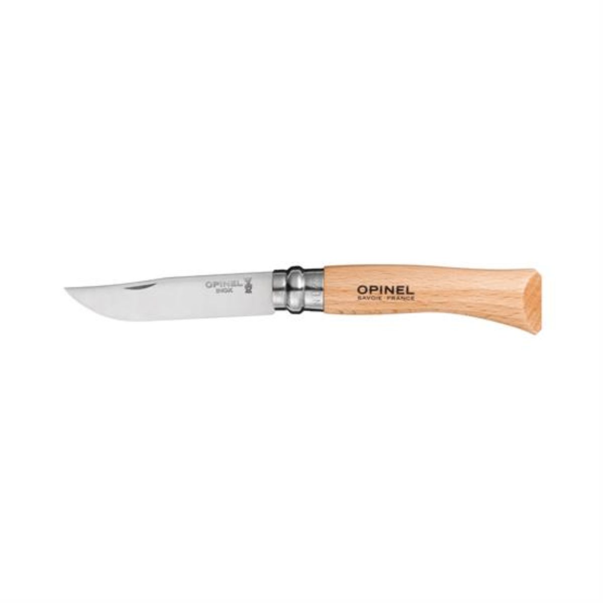 Opinel No7 Stainless Steel 8,0 cm - Bøg