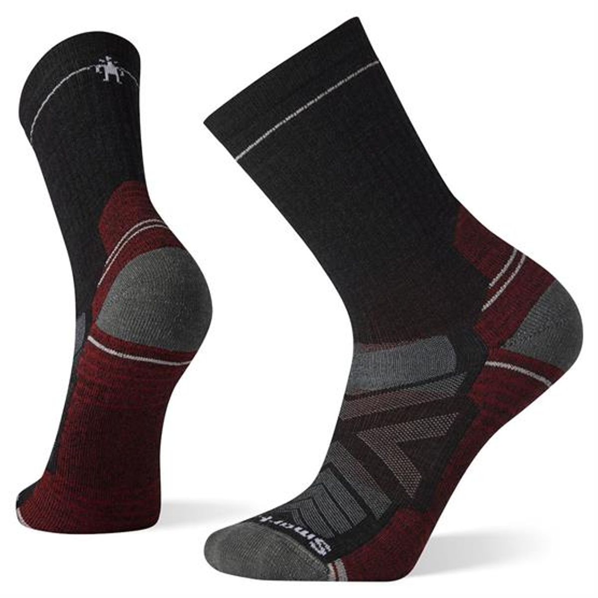 Smartwool Hike Light Cushion Crew Socks, Charcoal