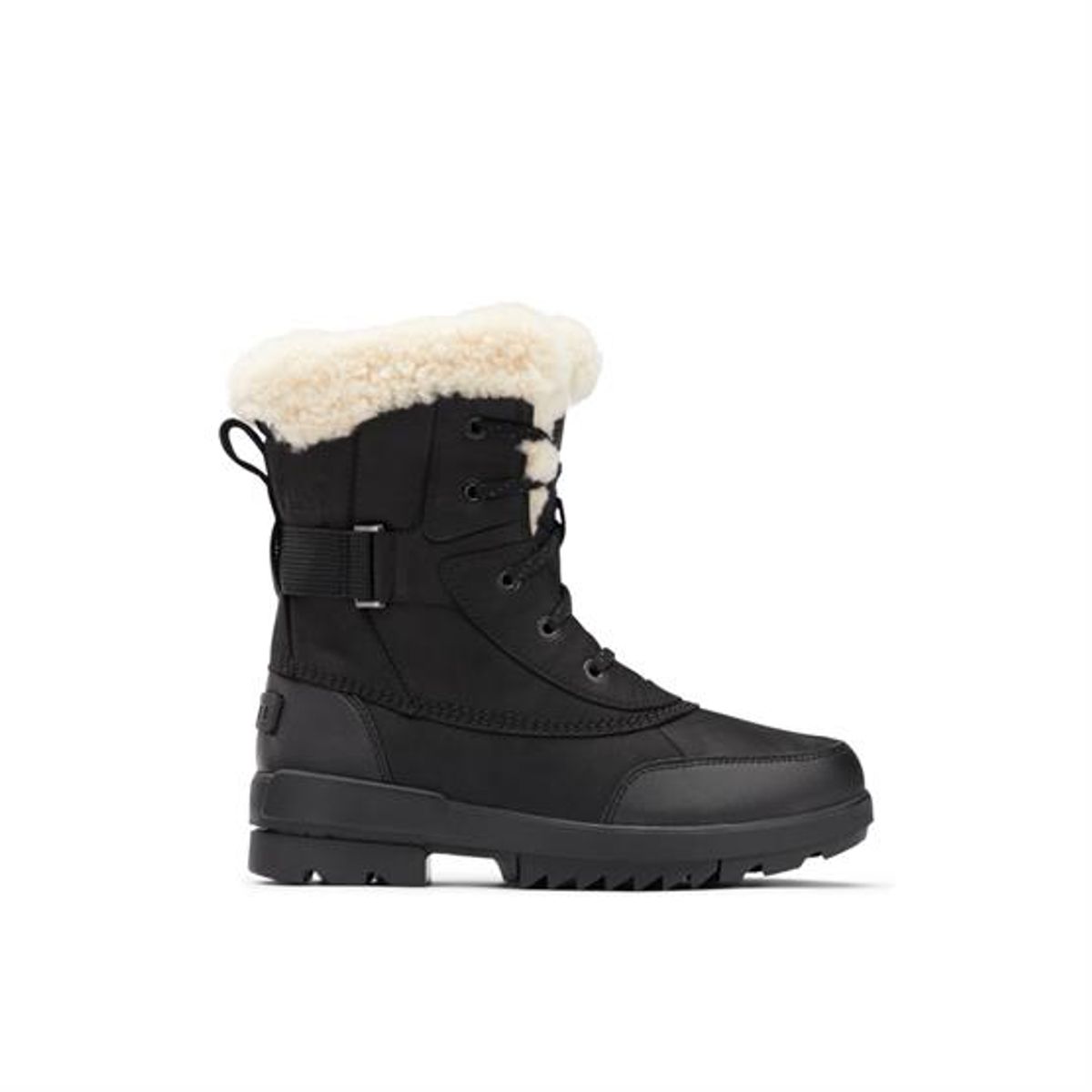 Sorel Torino II Parc Boot WP Womens, Black / Sea Salt