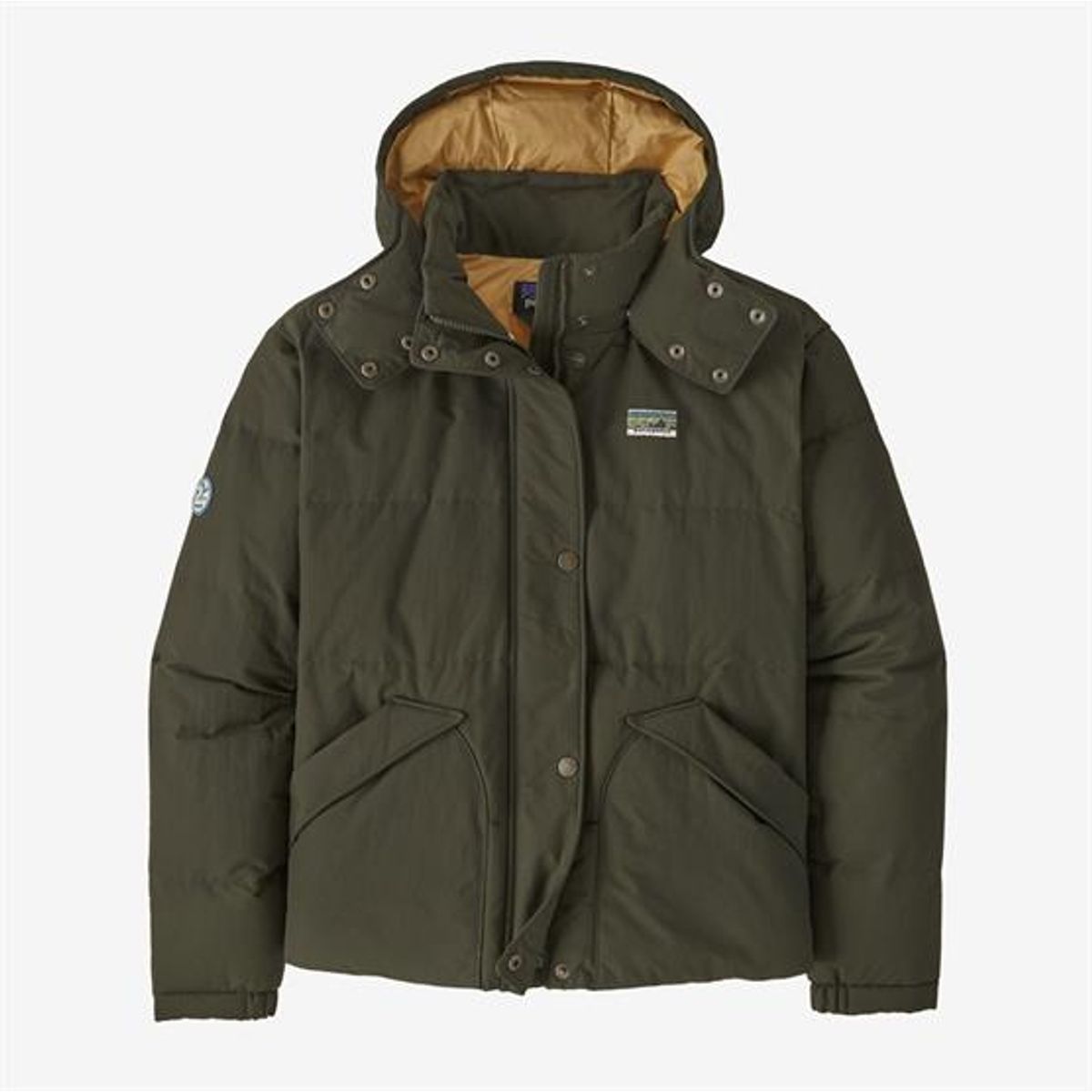 Patagonia Womens Downdrift Jacket, Pine Needle Green