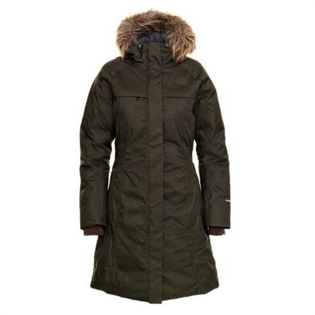 The North Face Womens Arctic Parka, Fig Green