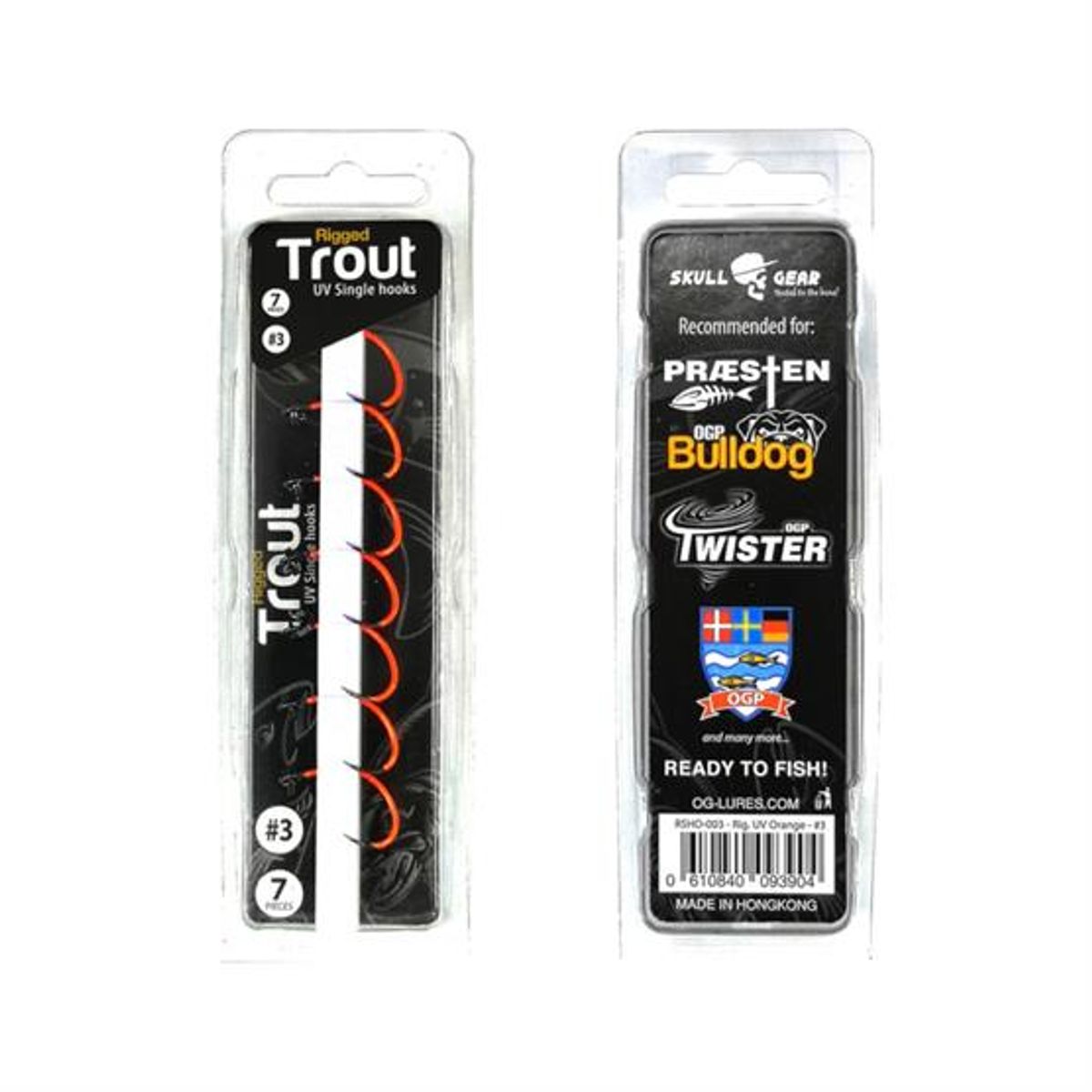 OG Paint Rigged Trout UV Orange