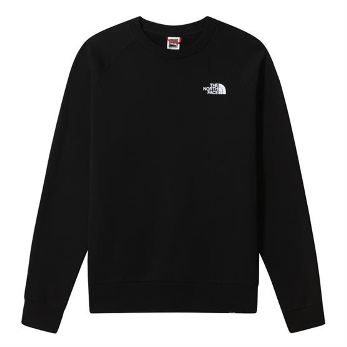 The North Face Mens Raglan Redbox Crew, Black