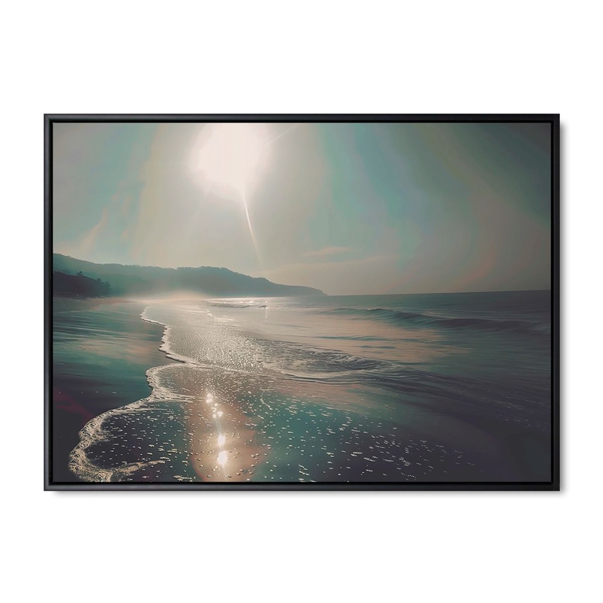 Sands of Infinity - 70x100 cm. - Sort ramme