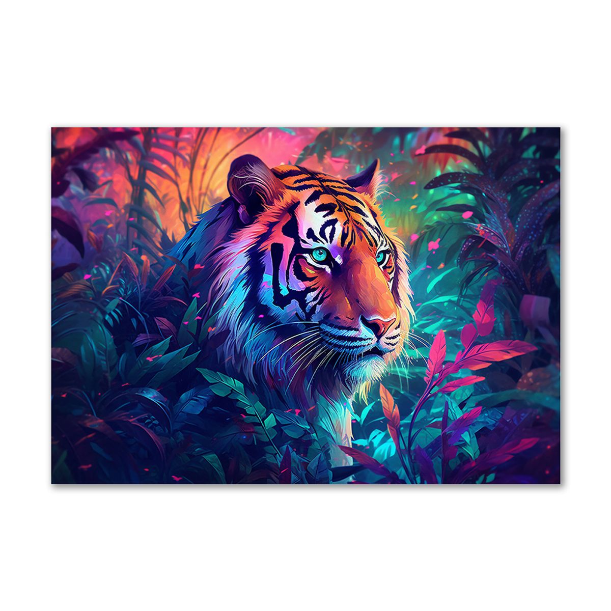 Tiger - 70x100 cm - Uden svæveramme