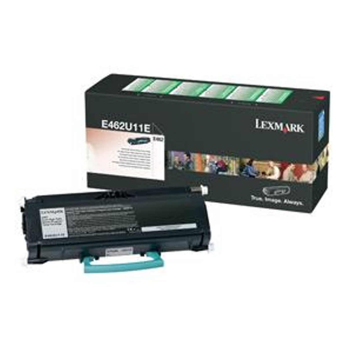 Sort lasertoner - Lexmark E462U11E - 18.000 sider