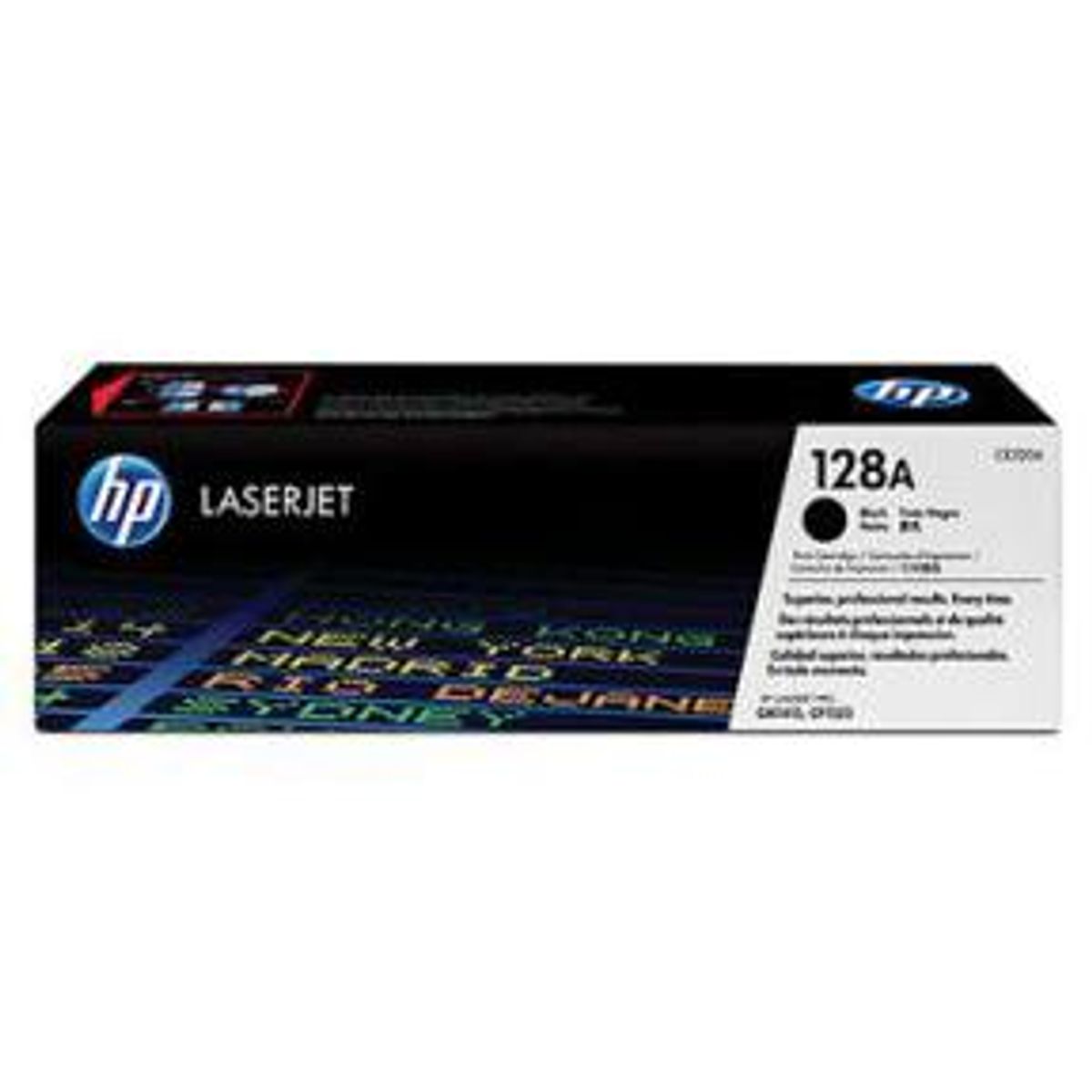 Sort lasertoner - HP nr.128A - 2.000 sider