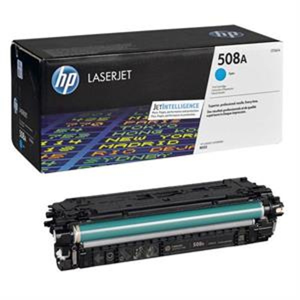 Cyan lasertoner - HP nr.508A - 5.000 sider