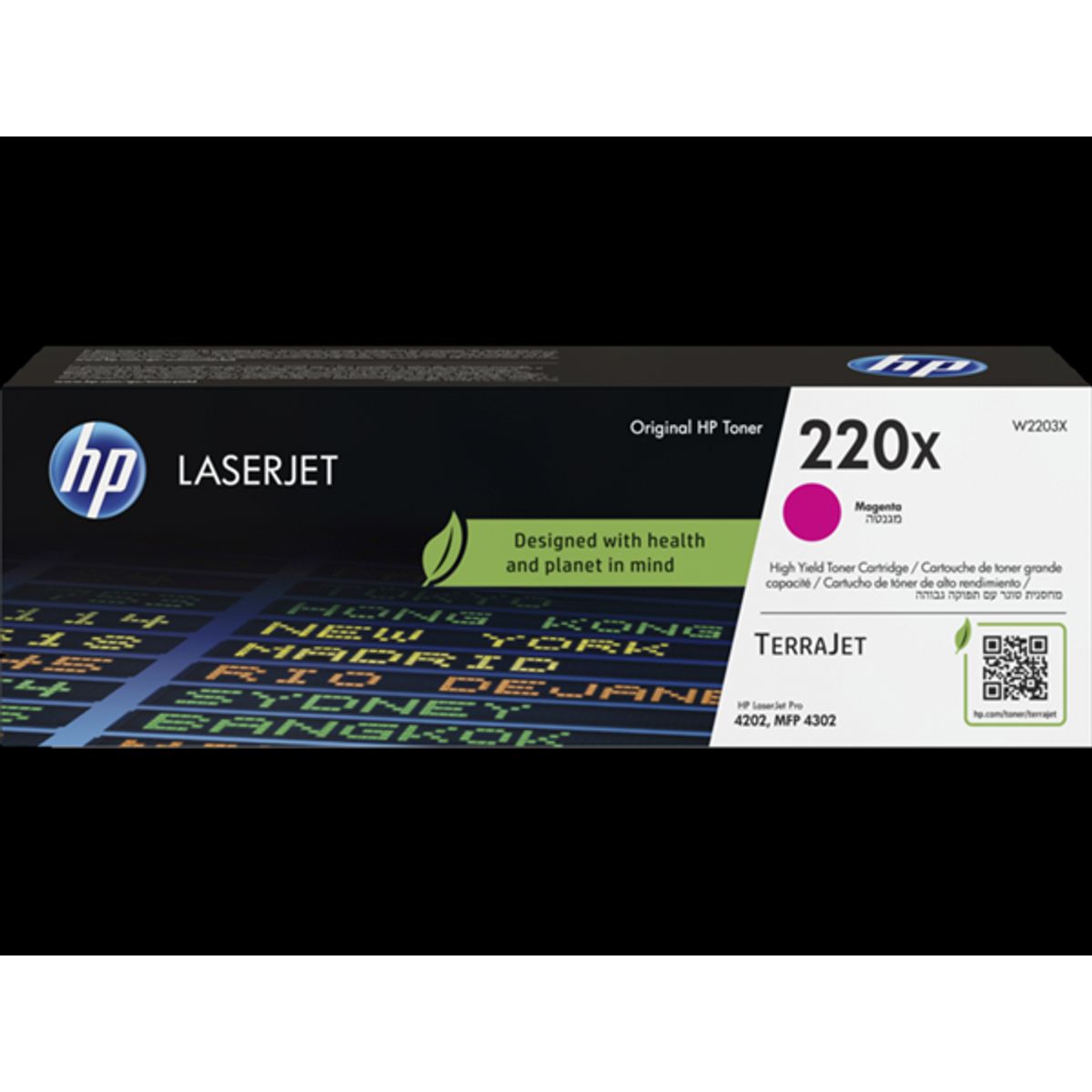 Magenta lasertoner - HP nr.220X - 5.500 sider