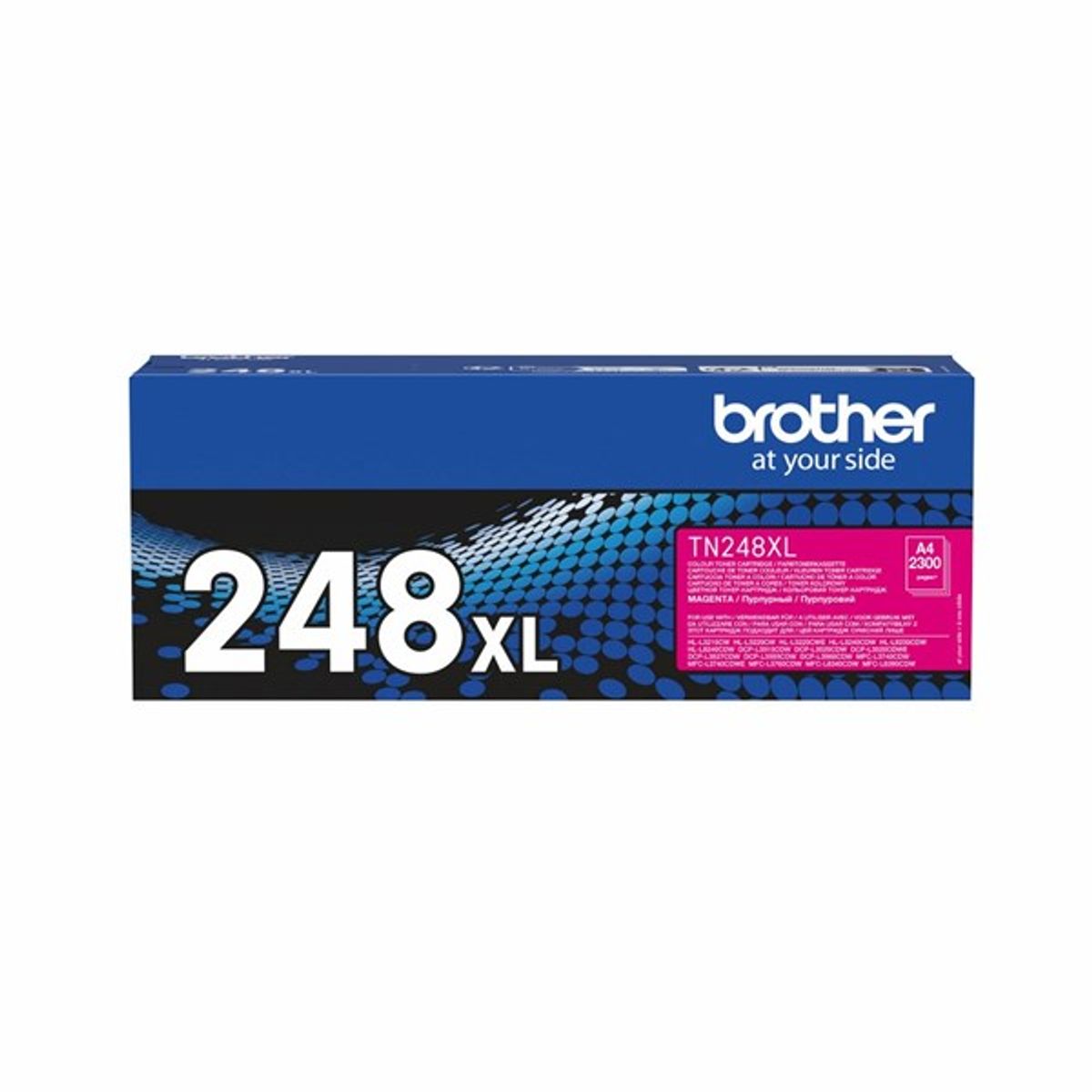 Magenta lasertoner - Brother TN-248XLM - 2.300 sider