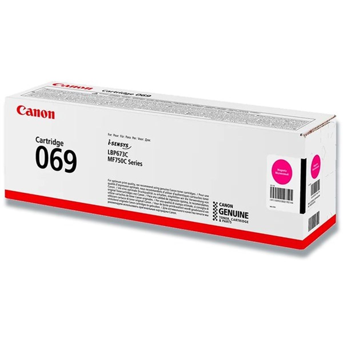 Magenta lasertoner 069 M - Canon - 1.900 sider.