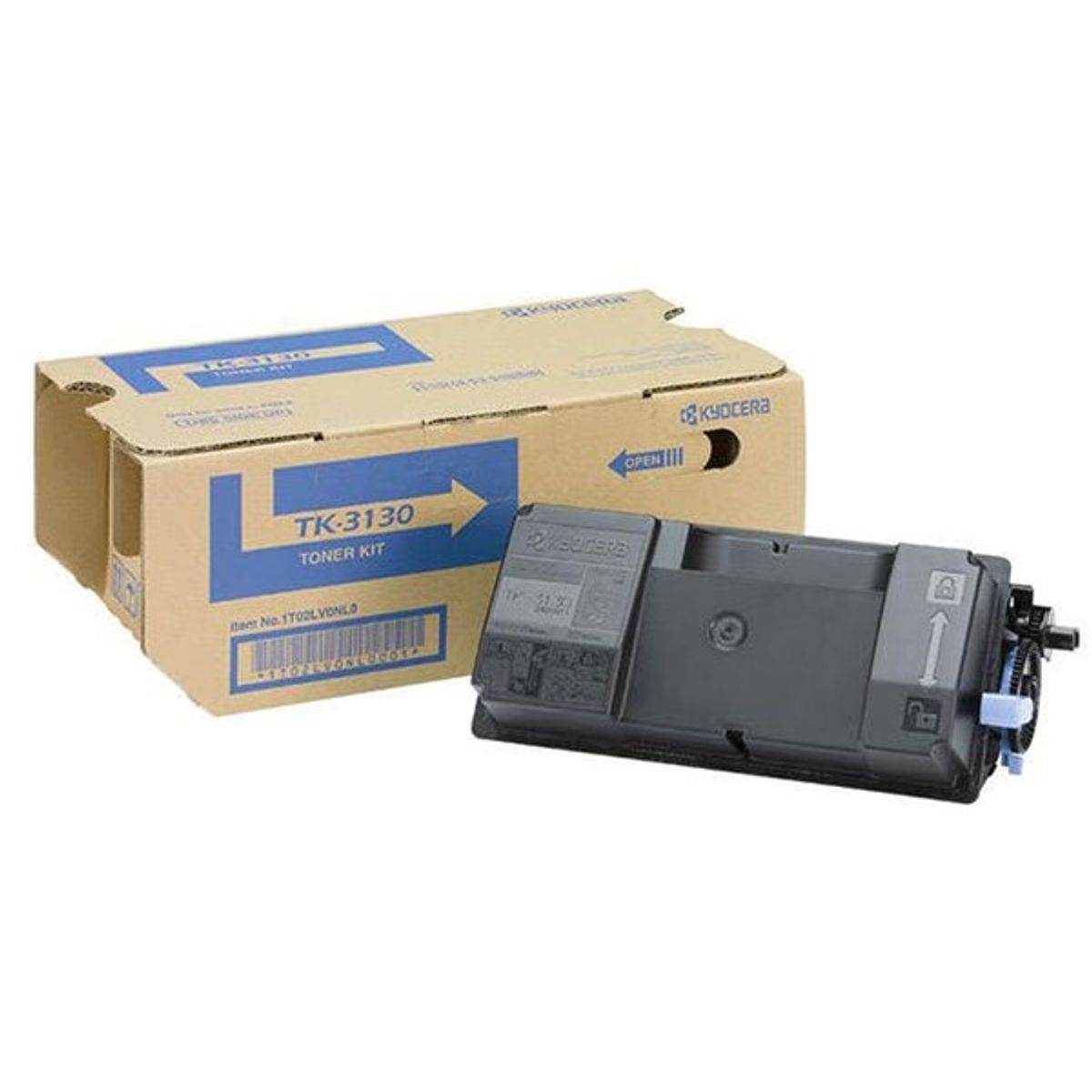 Sort lasertoner TK-3130 - Kyocera - 25.000 sider