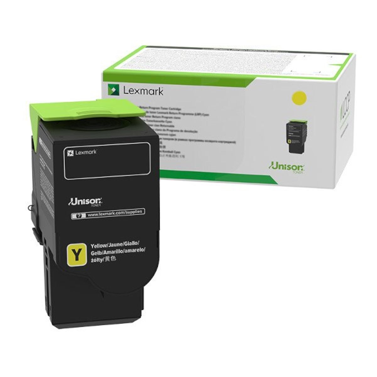 Gul lasertoner - Lexmark 24B7180 - 6.000 sider