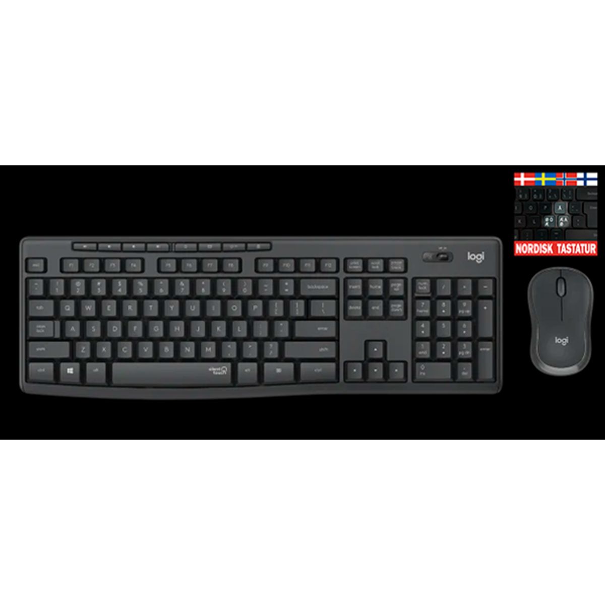 Logitech MK295 Silent Wireless Tastatur+Mus Combo