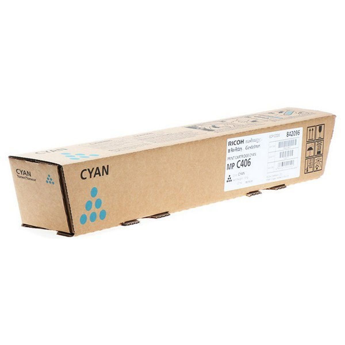 Cyan lasertoner 842096 - Ricoh - 6.000 sider