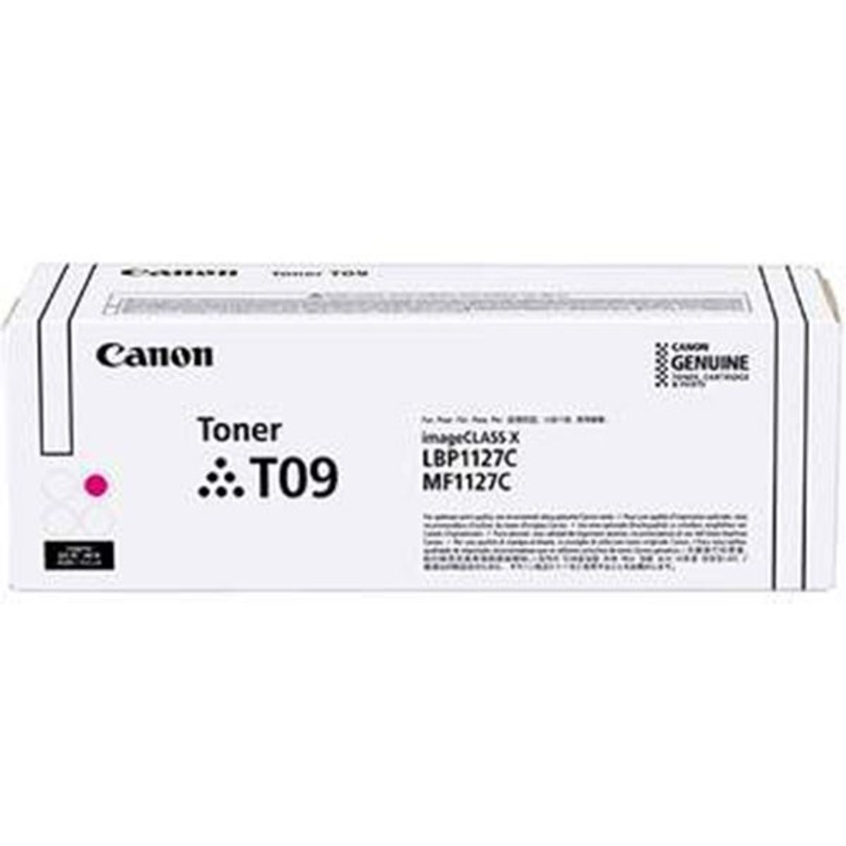 Magenta lasertoner - Canon T09 - 5.900 sider.