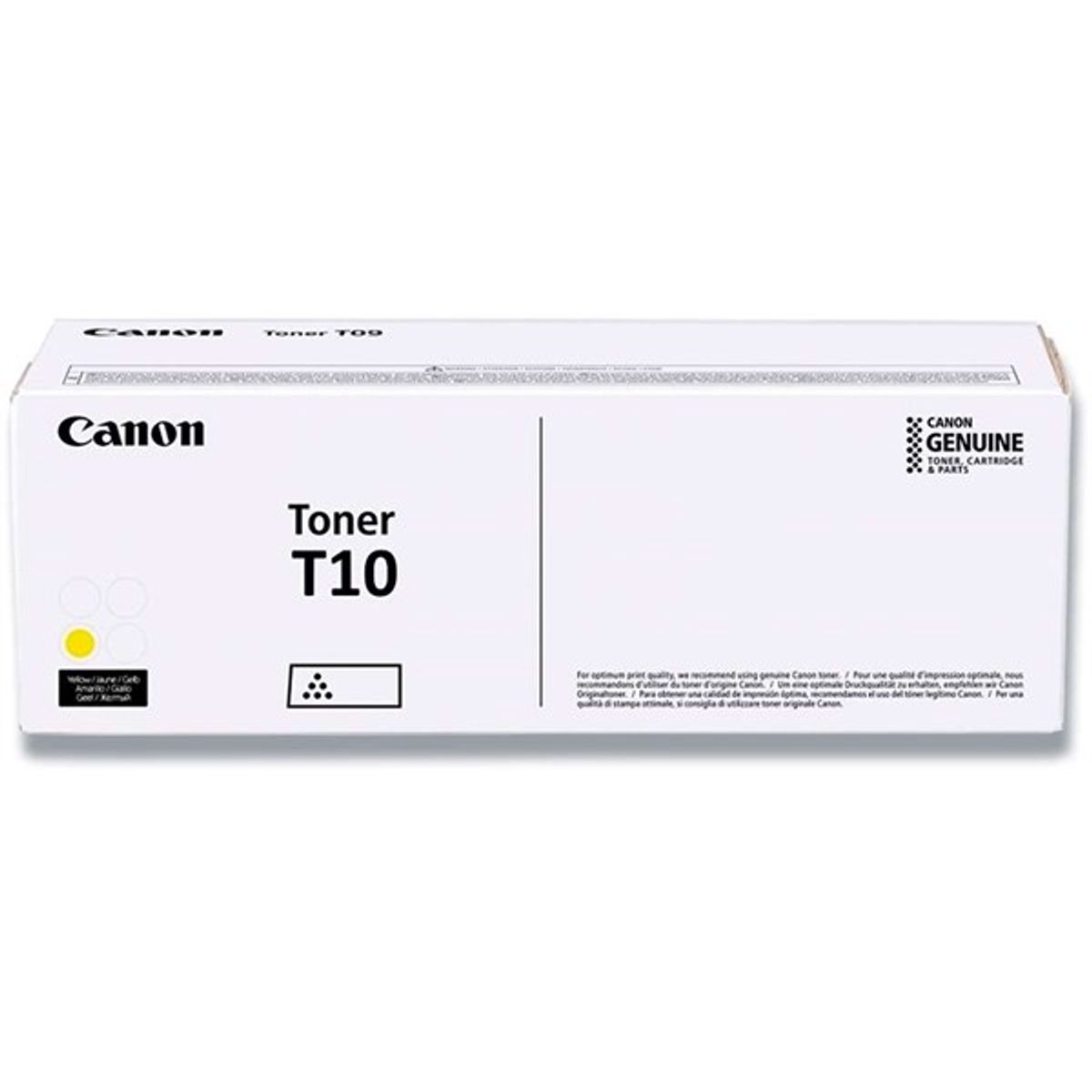 Gul lasertoner - Canon T10 - 10.000 sider.