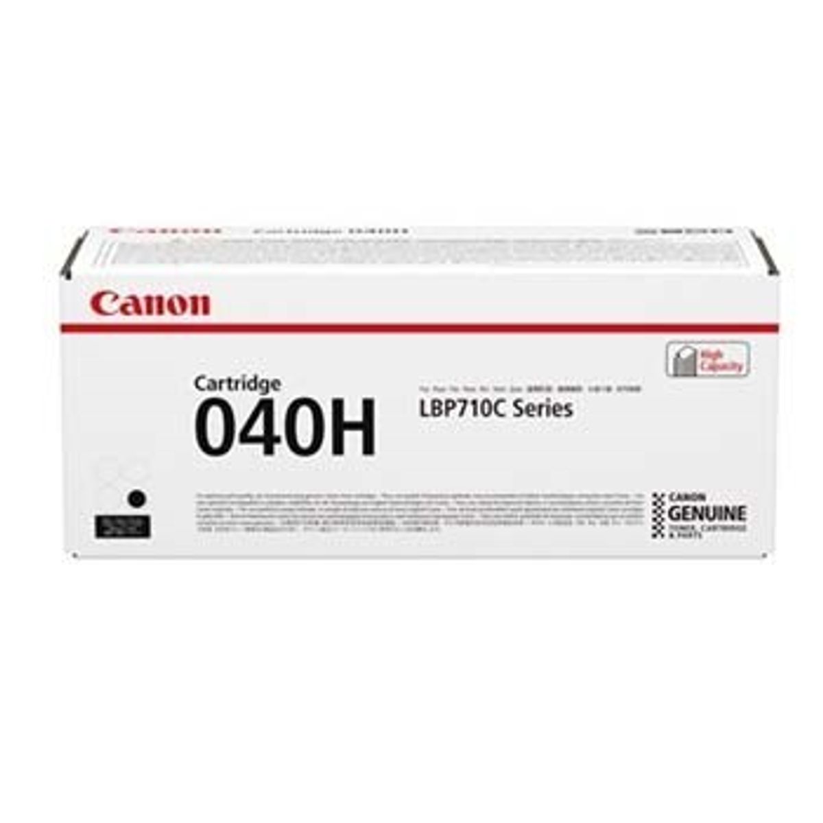 Sort lasertoner 040HBK - Canon - 12.500 sider.