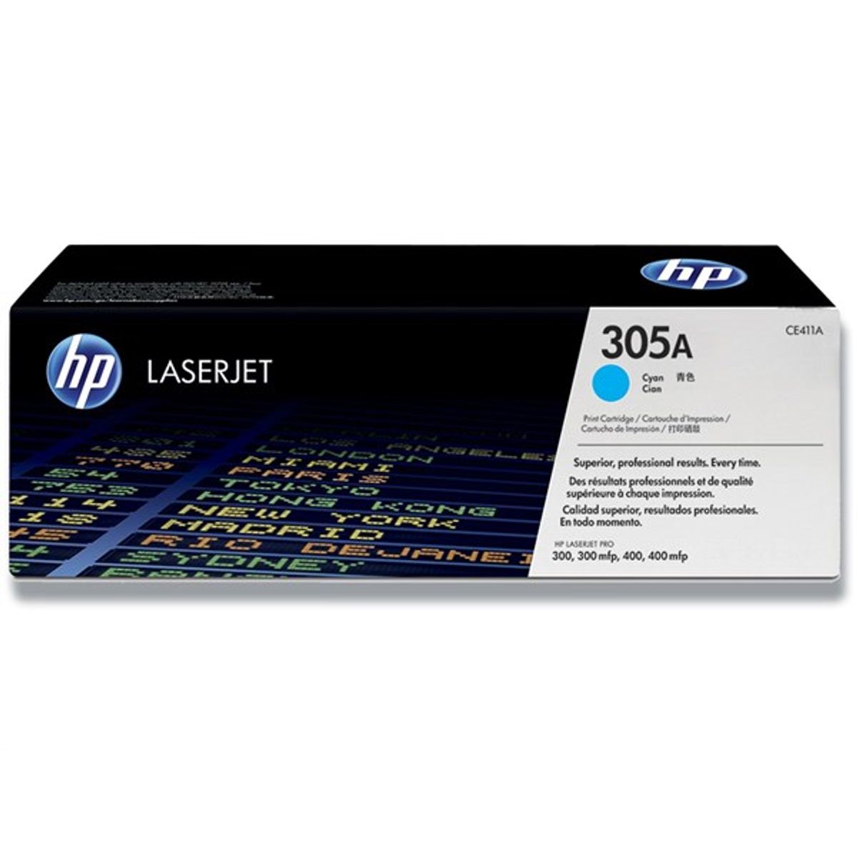 Cyan lasertoner - HP 305A - 2.600 sider