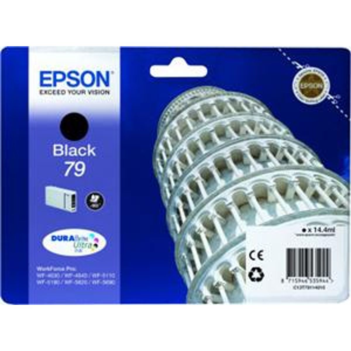 Sort blækpatron - Epson 79 - 14,4 ml