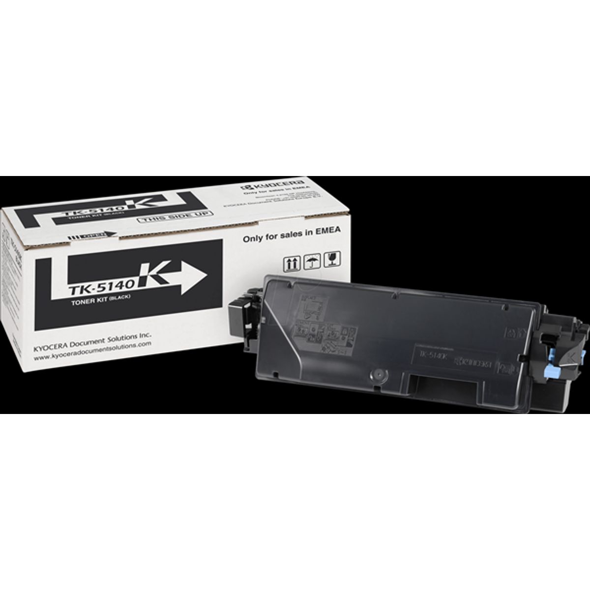 Sort lasertoner TK-5140K - Kyocera -