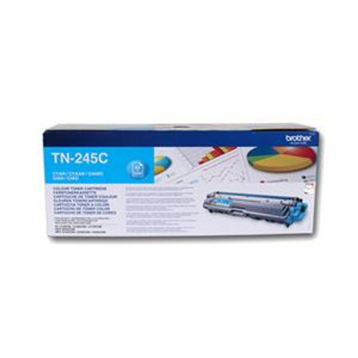 Cyan lasertoner TN-245C - Brother - 2.200 sider.