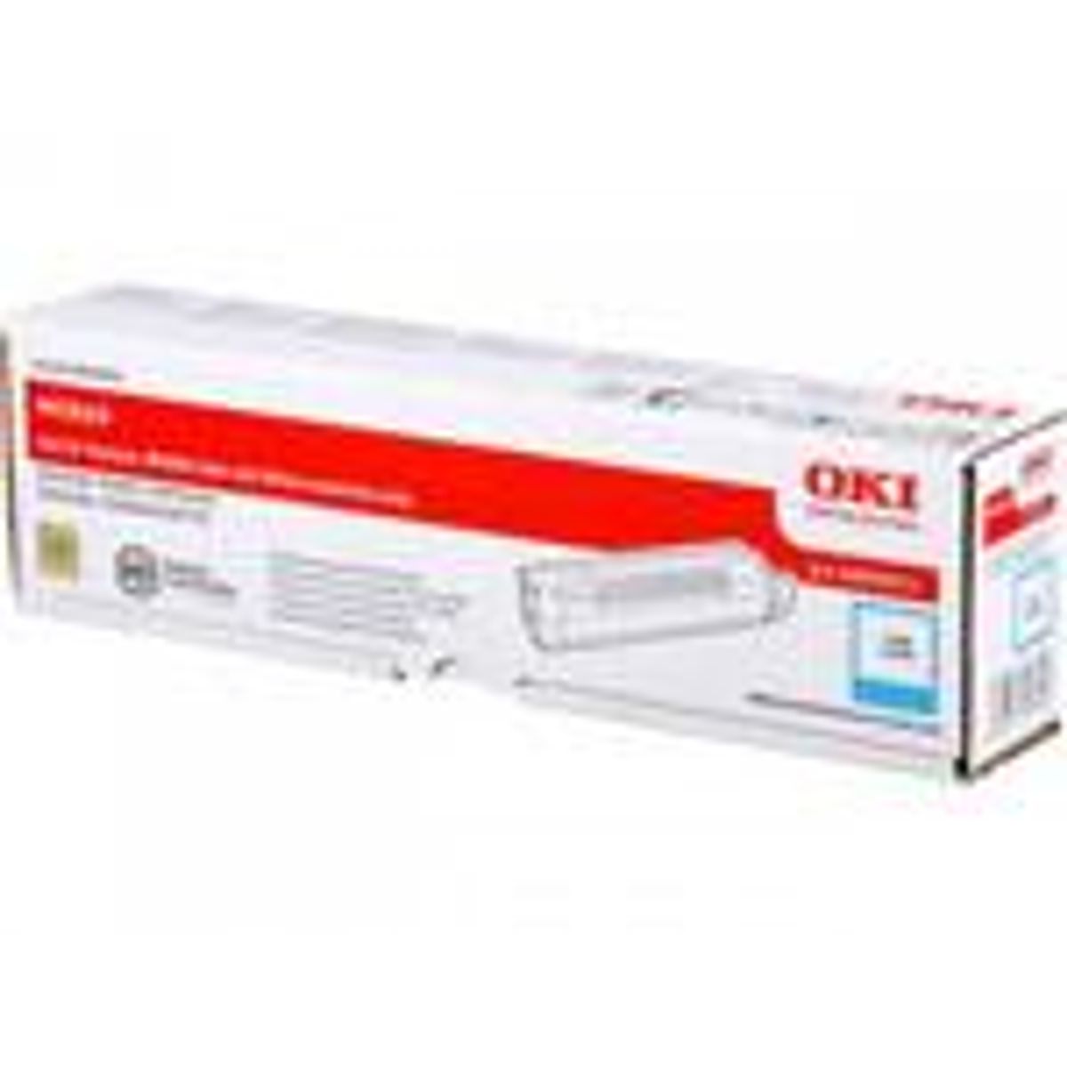 Cyan lasertoner MC860 - OKI - 10.000 sider