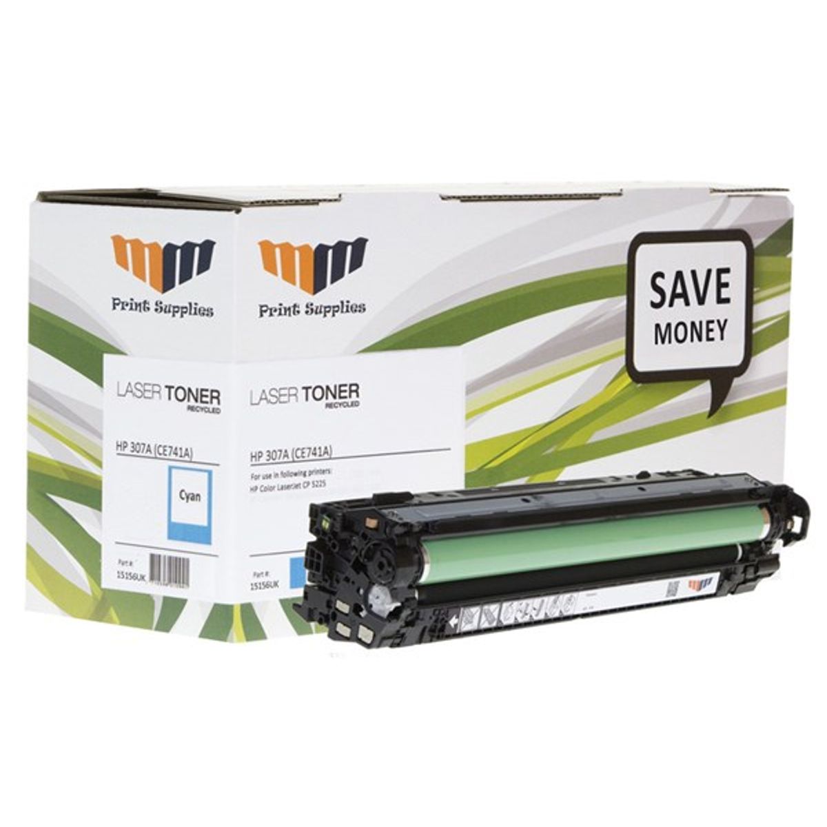 Cyan lasertoner - HPCE741A - 7.300 sider