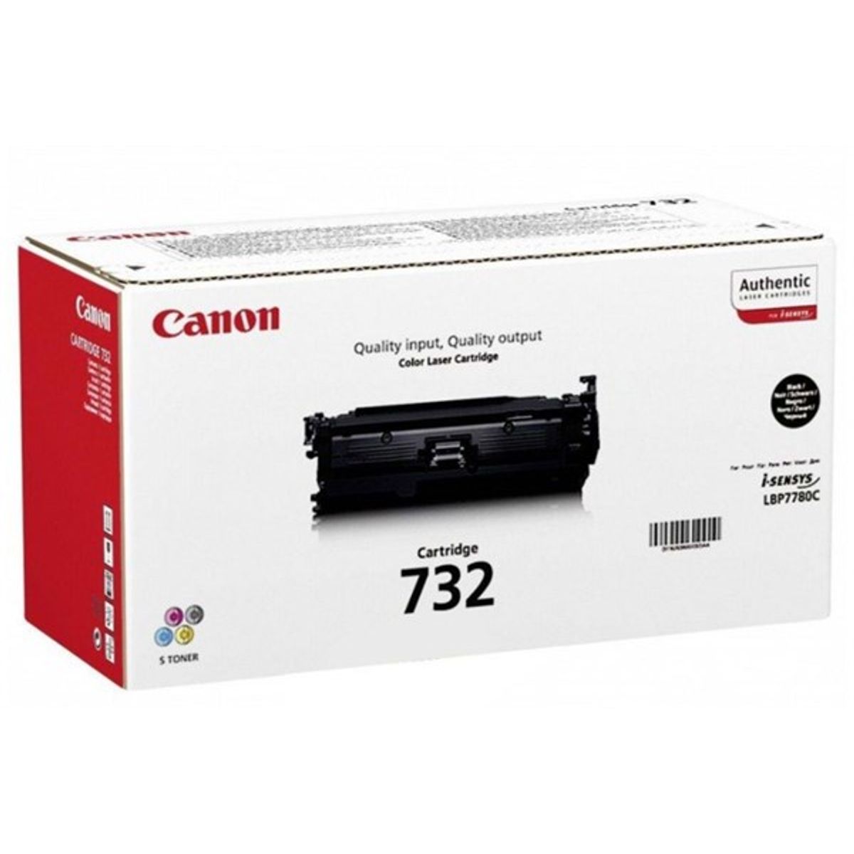 Sort lasertoner 732 - Canon - 6.100 sider.