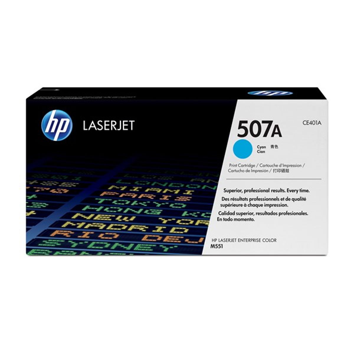 Cyan lasertoner - HP 507A - 6.000 sider