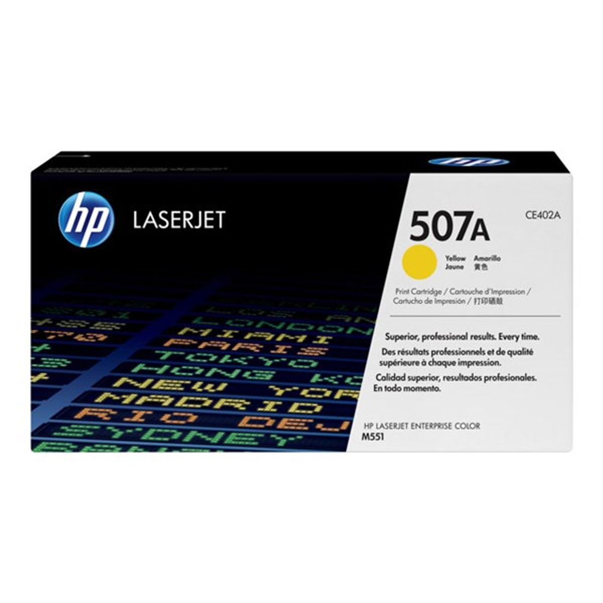 Gul lasertoner - HP 507A - 6.000 sider