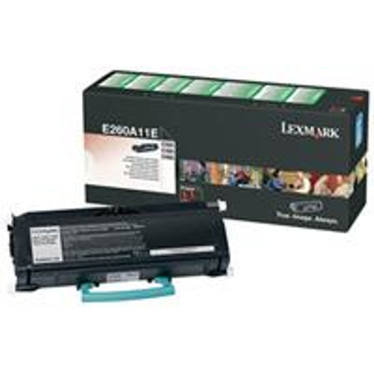 Sort lasertoner - Lexmark E260A11E - 3.500 sider