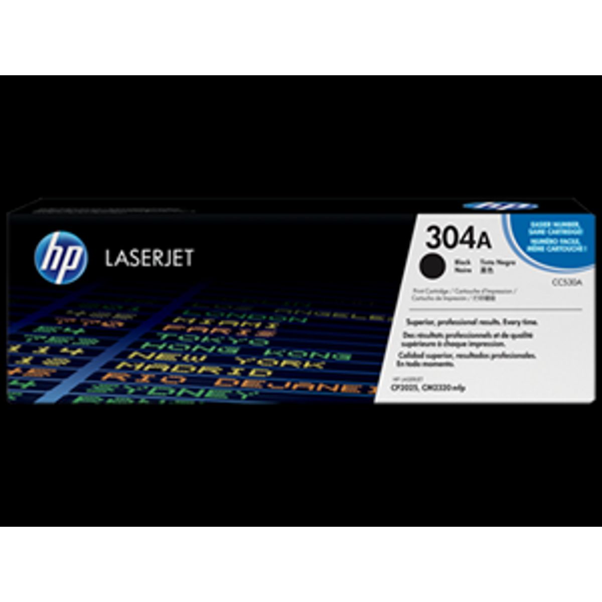 Sort lasertoner - HP CC530A - 3.500 sider