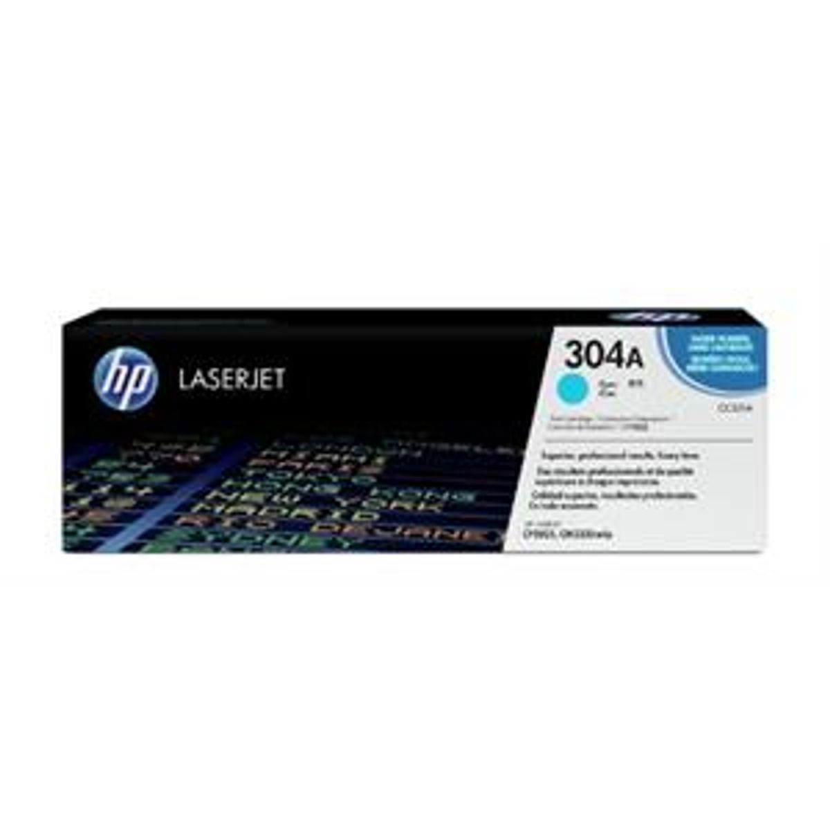 Cyan lasertoner - HP CC531A - 2.800 sider