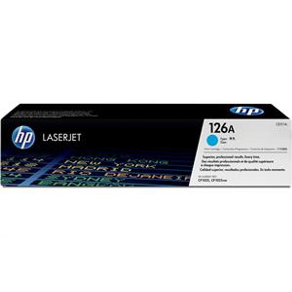 Cyan lasertoner - HP 126A - 1.000 sider