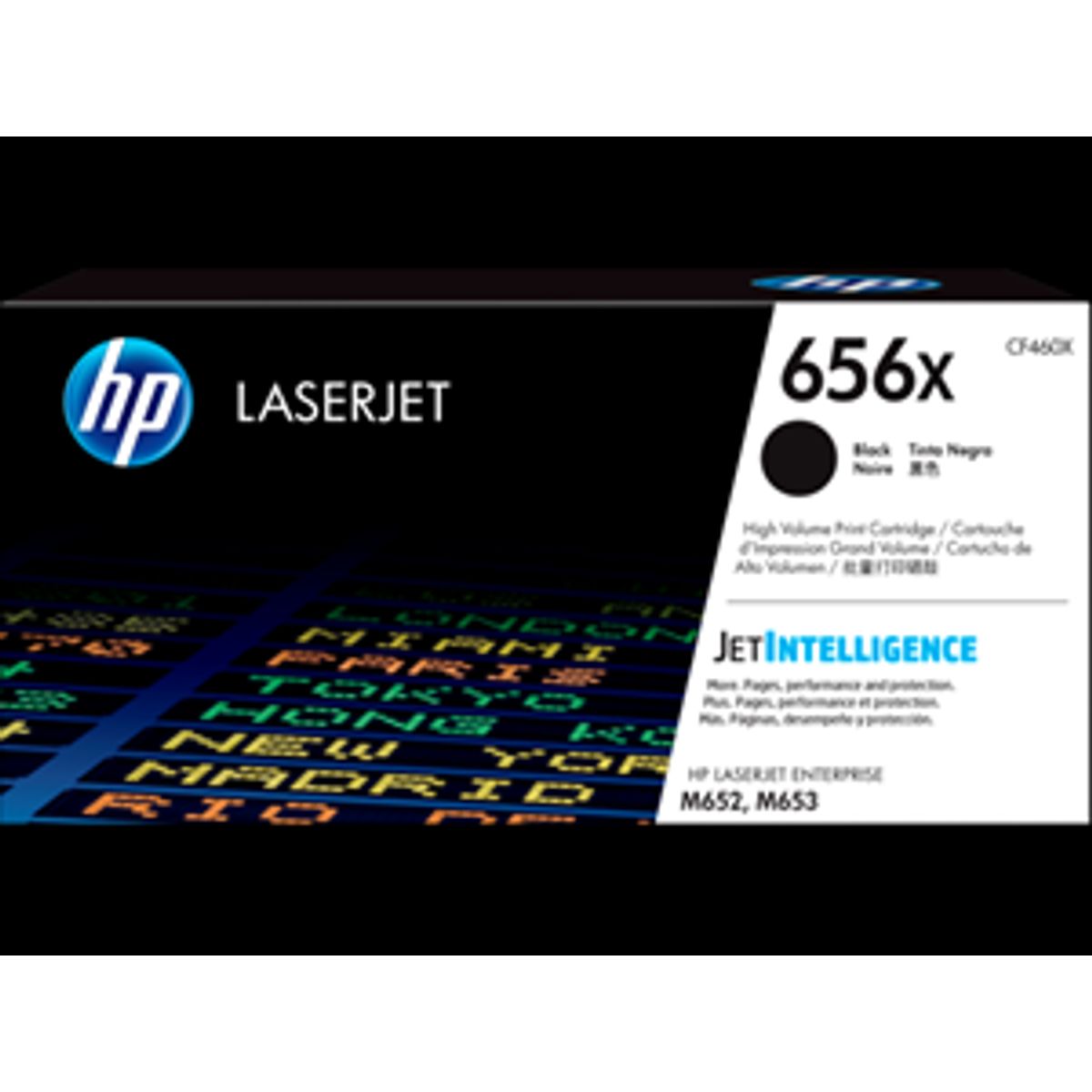 Sort lasertoner - HP nr.656X - 27.000 sider