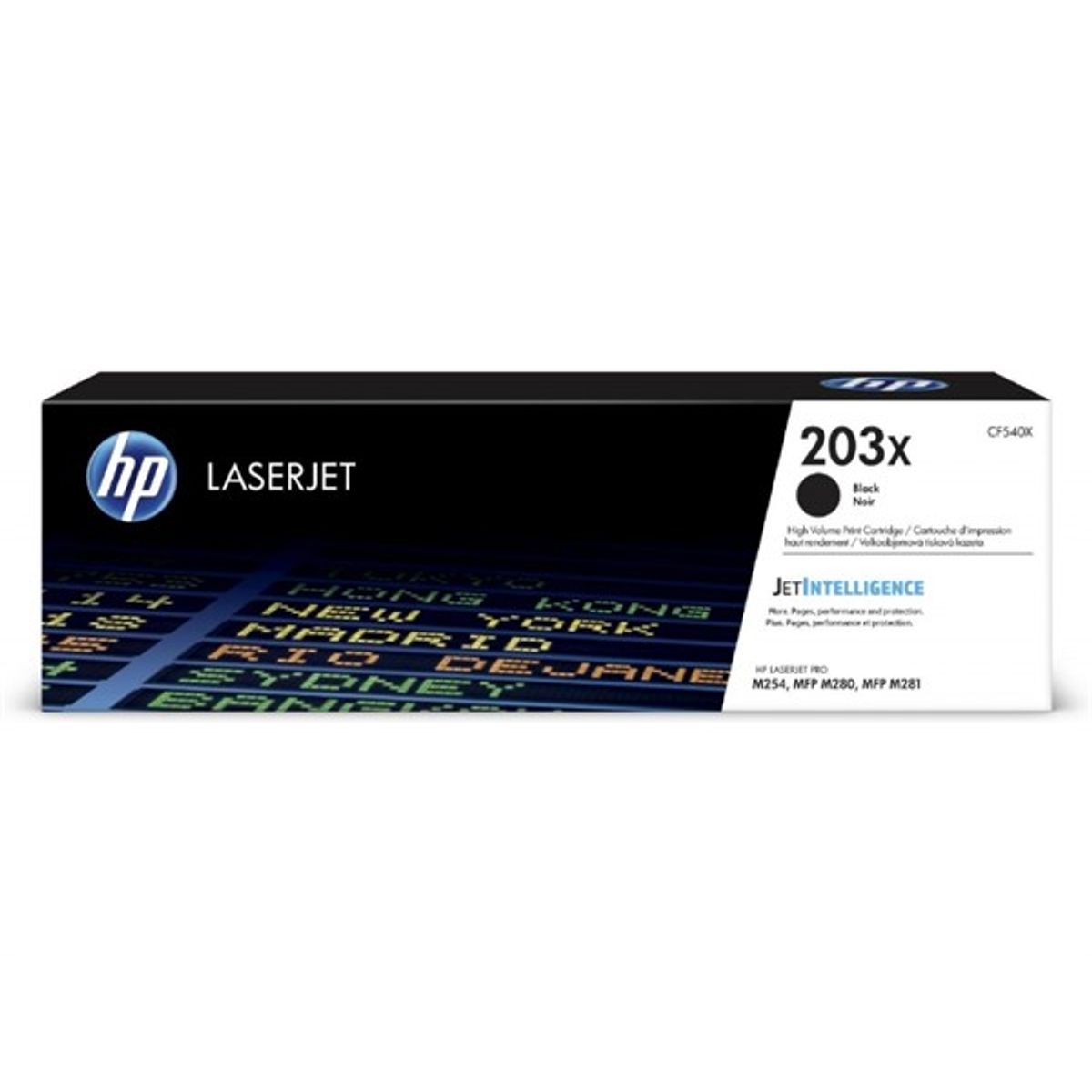 Sort lasertoner - HP nr.203 X - 3.200 sider