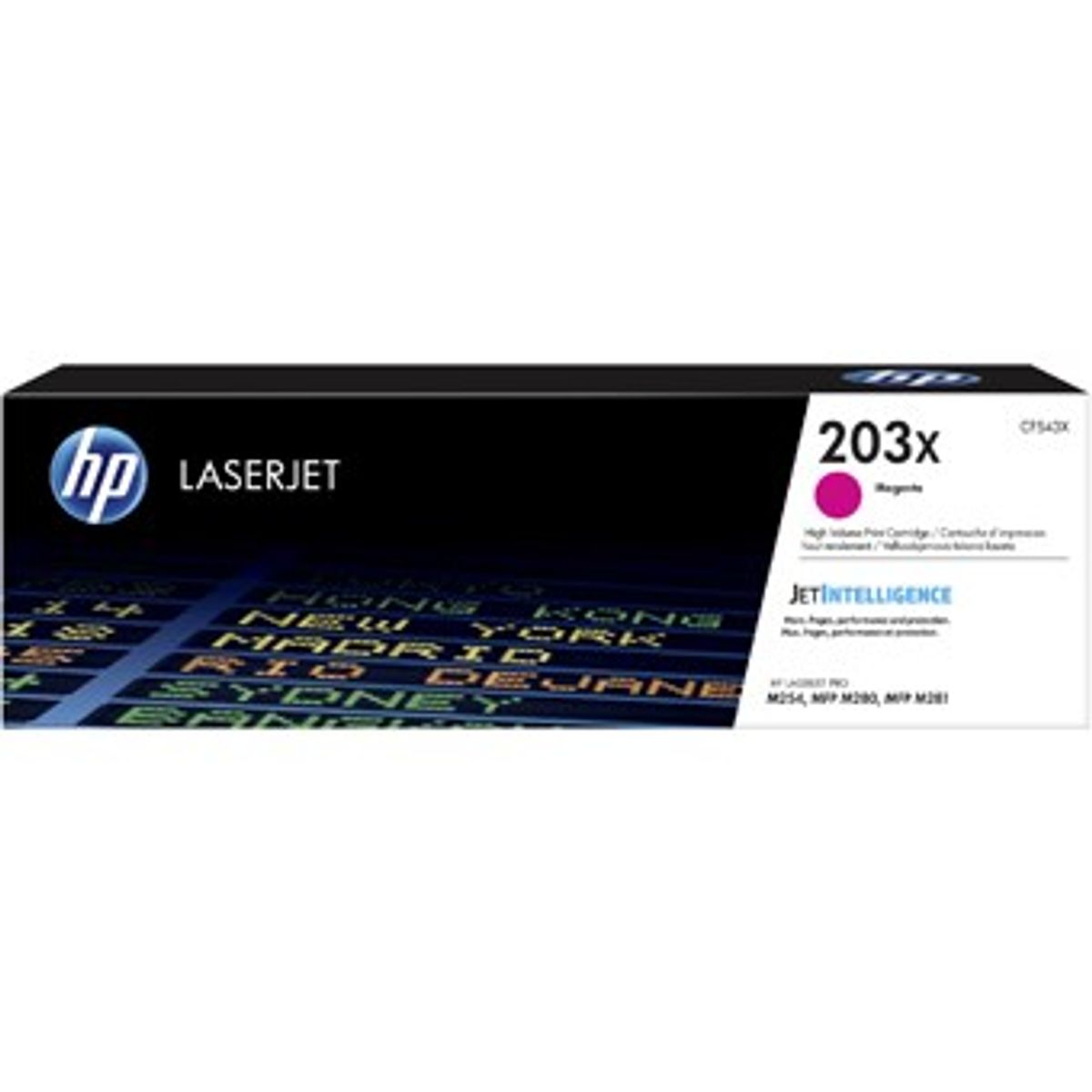 Magenta lasertoner - HP nr.203 X - 2.500 sider