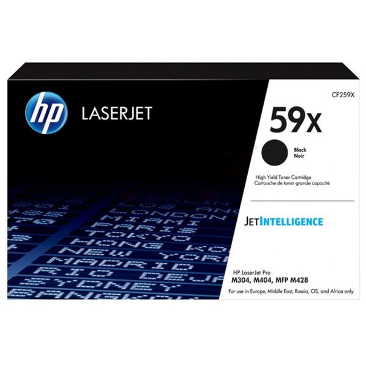 Sort lasertoner - HP nr. CF259X - 10.000 sider