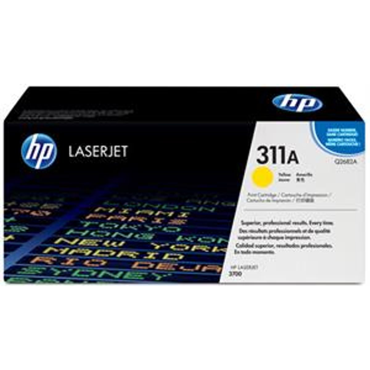 Gul lasertoner - HP Q2682A - 6.000 sider