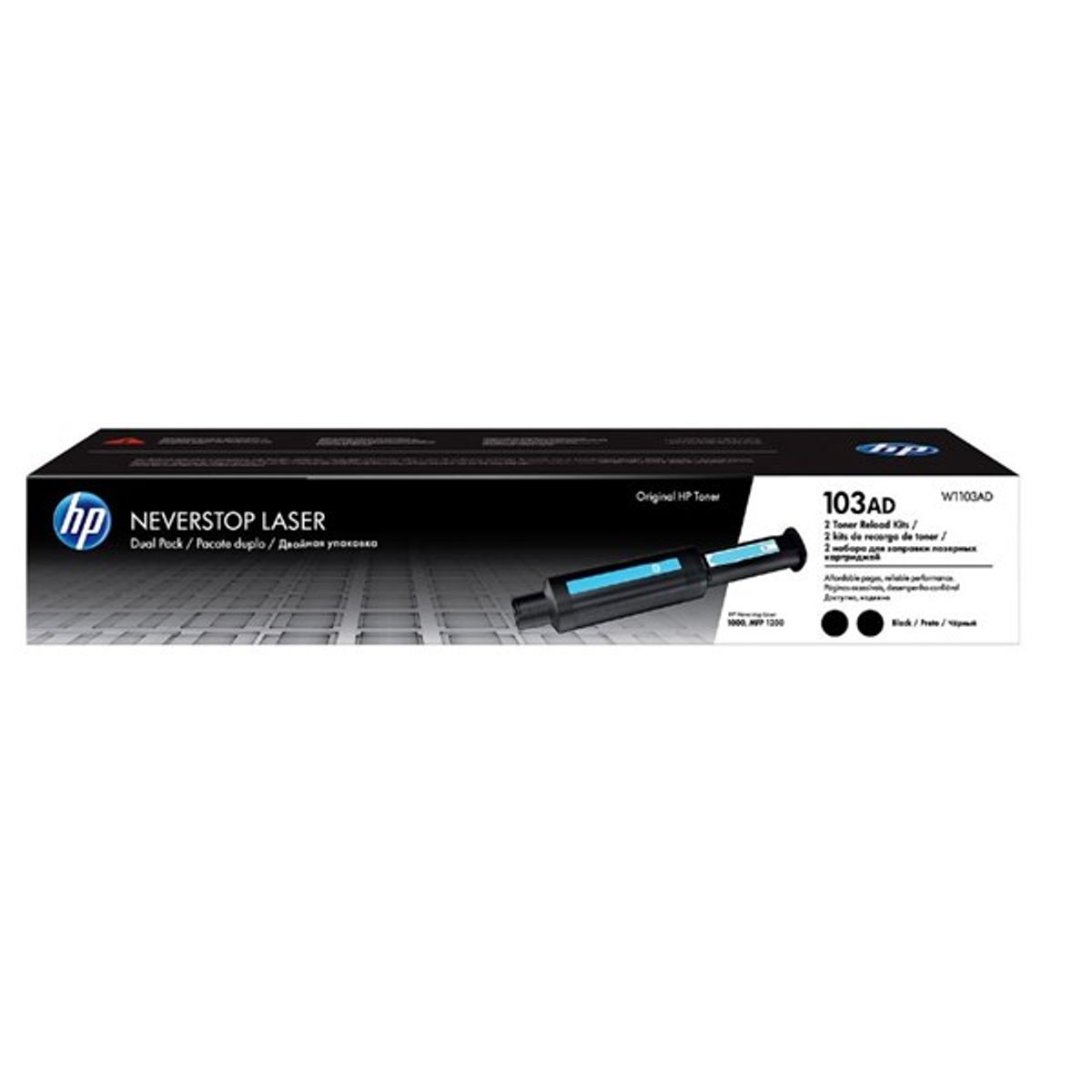 2-Pack Sort lasertoner - HP nr.103AD - 2x2500 sider