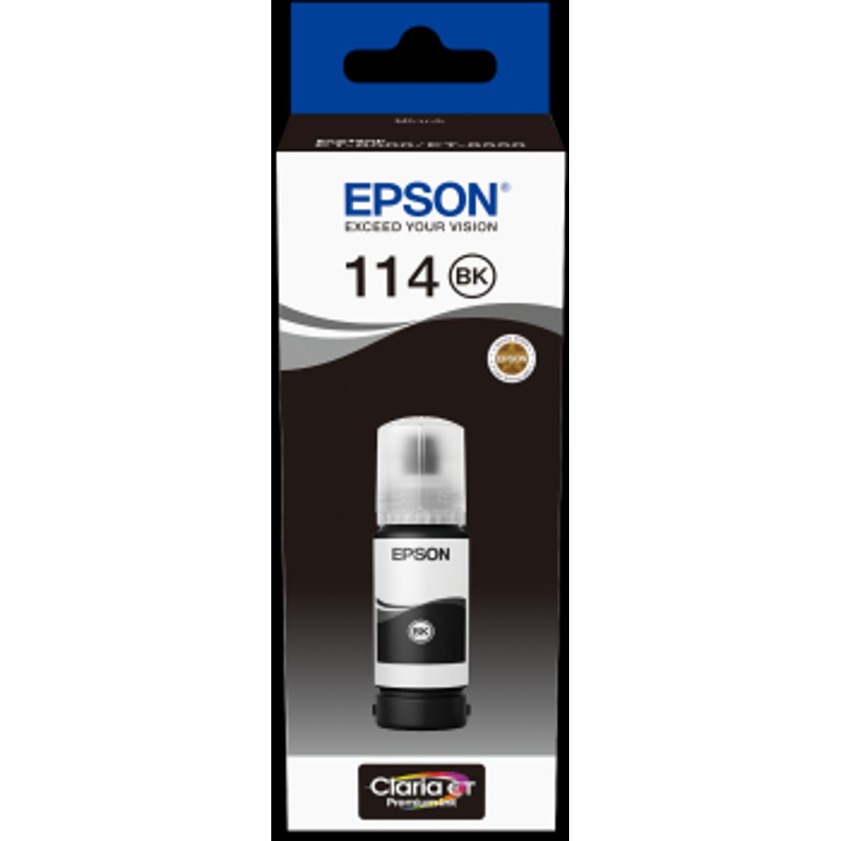 Sort blæk - Epson - T07A140 - 70ml.