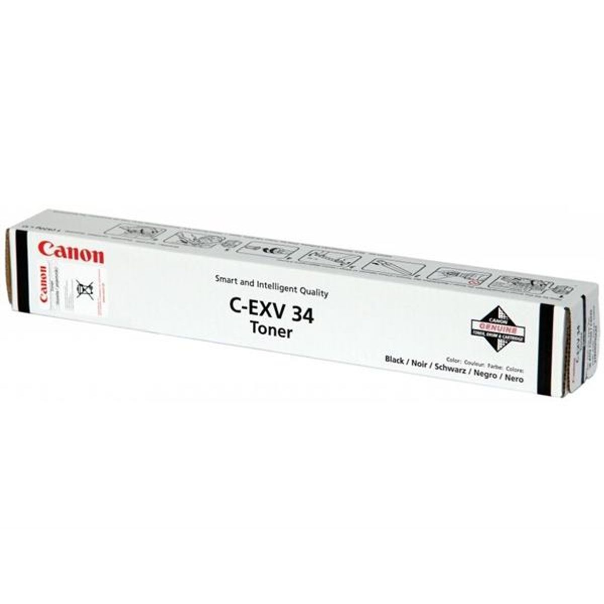 Sort lasertoner C-EXV34 - Canon - 23.000 sider.