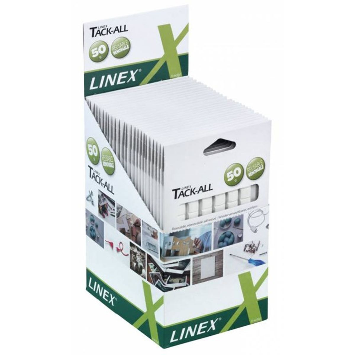 Linex Tack-All - Klæbemasse 65 tern (1x1cm) - 50 gr.