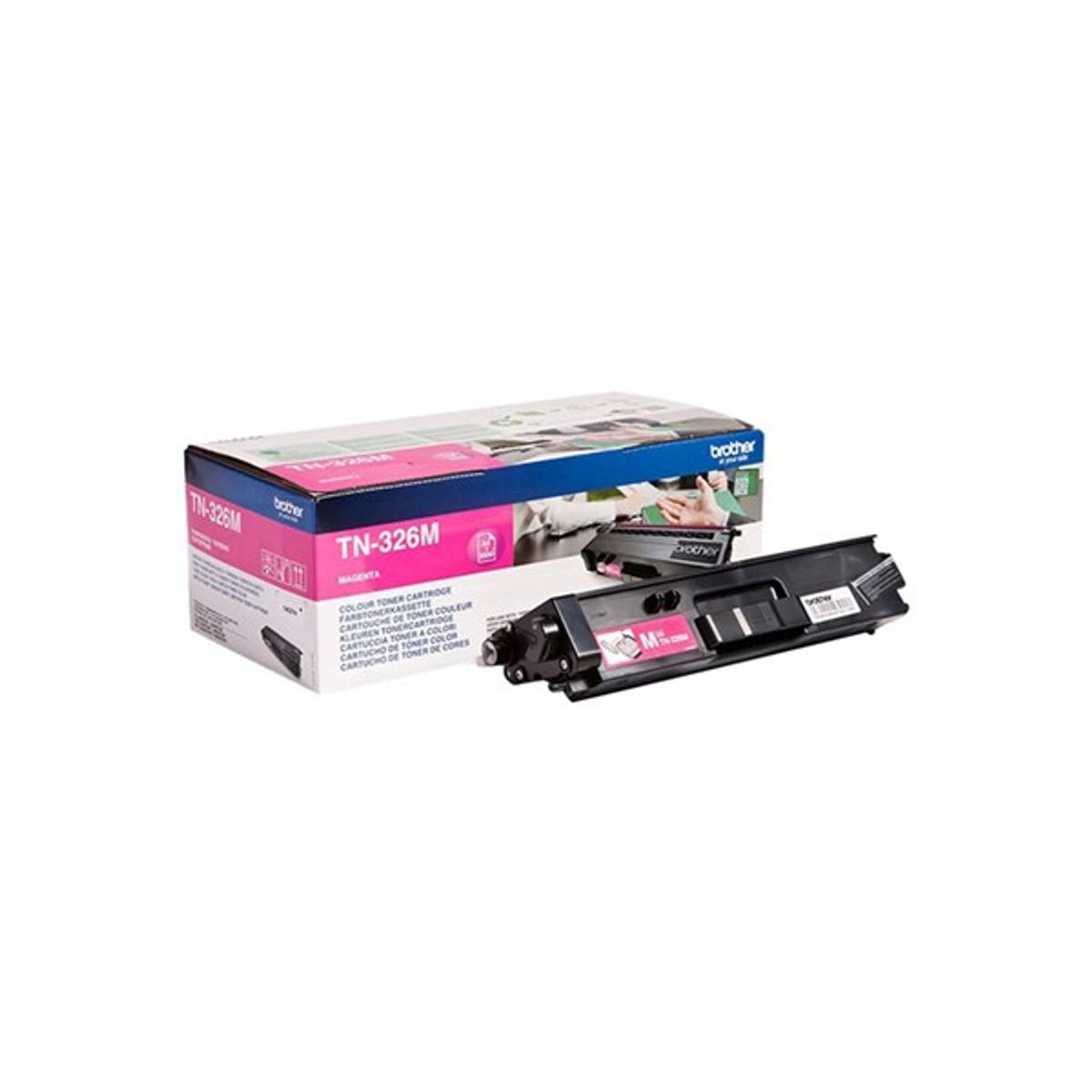 Magenta lasertoner TN326M - Brother - 3.500 sider.