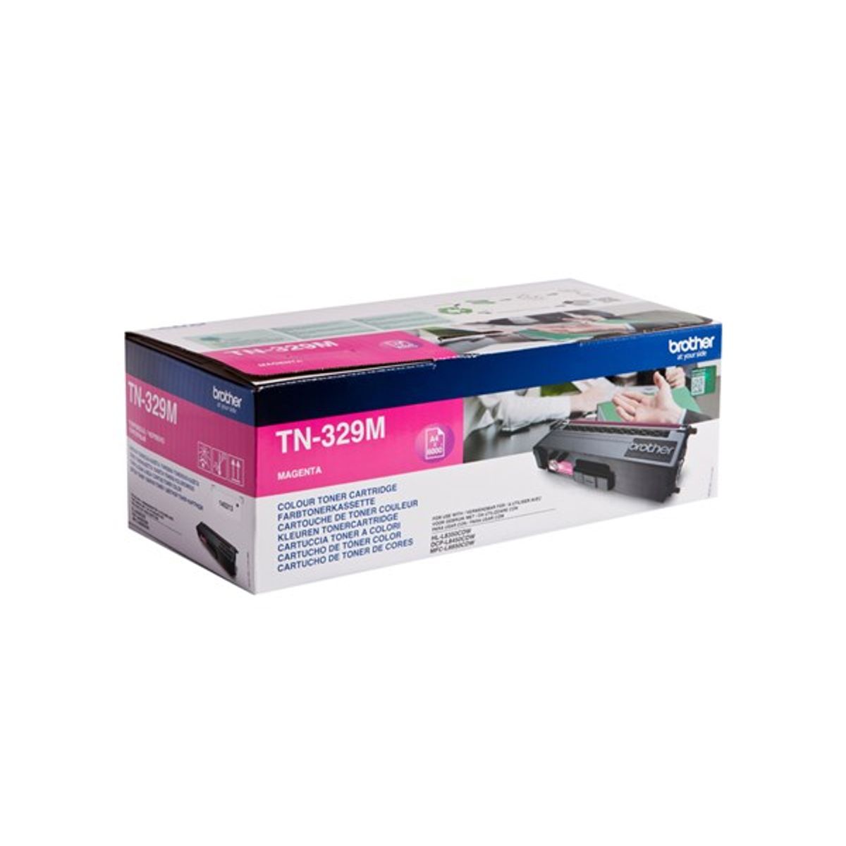 Magenta lasertoner 329M - Brother - 6.000 sider.