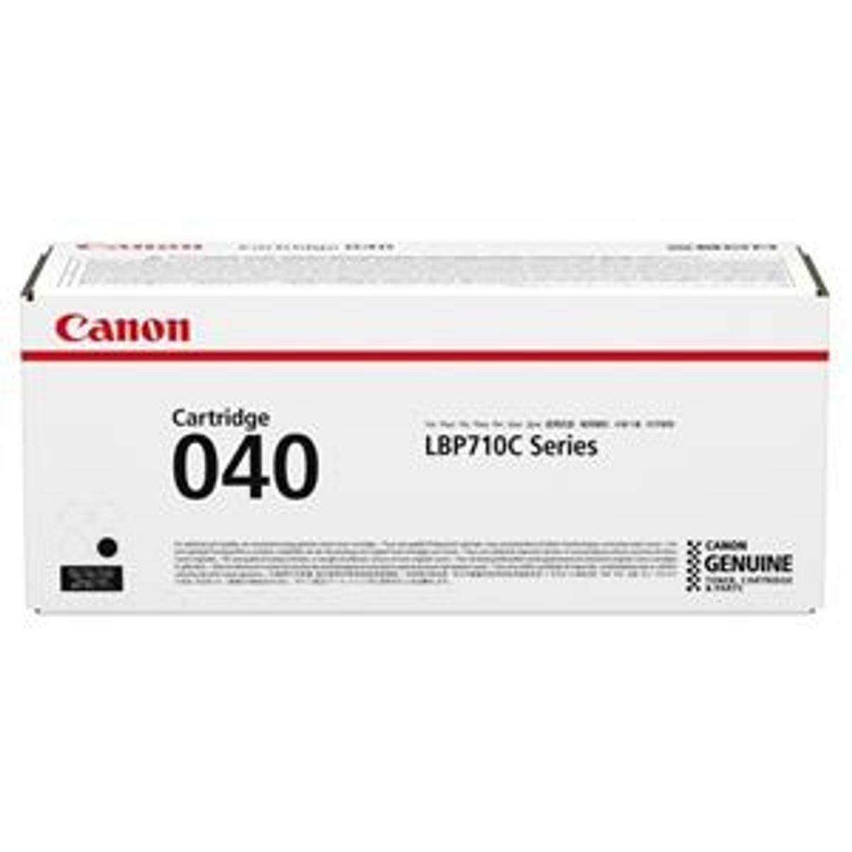 Sort lasertoner 040 - Canon - 6.300 sider.