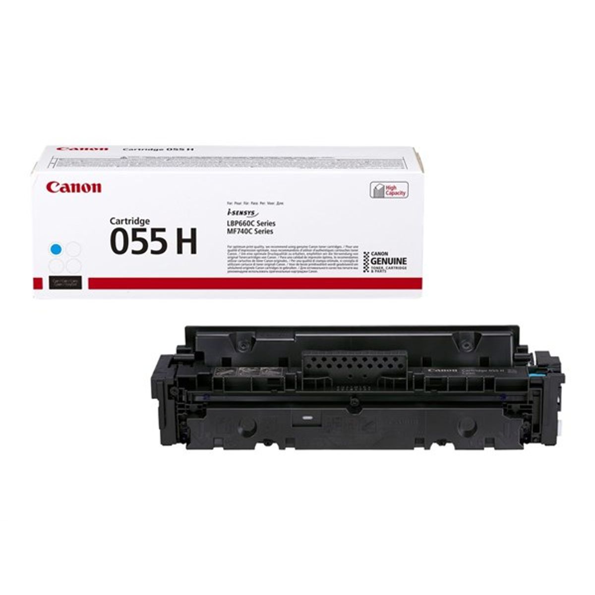 Cyan lasertoner CRG-055H - Canon - 5.900 sider.