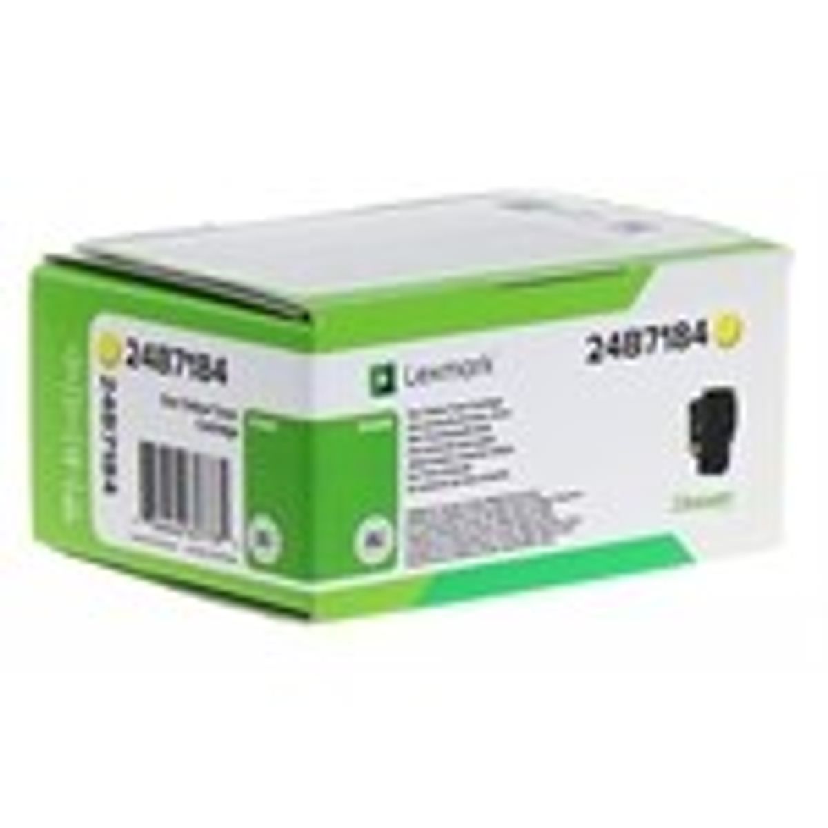 Gul lasertoner - Lexmark 24B7184 - 6.000 sider