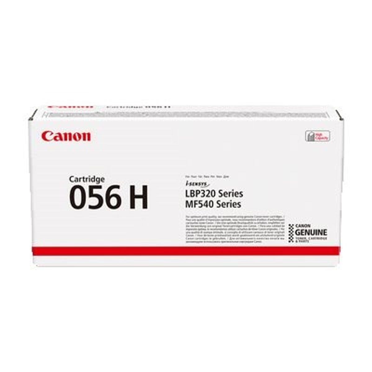 Sort lasertoner - Canon 056H - 21.000 sider.